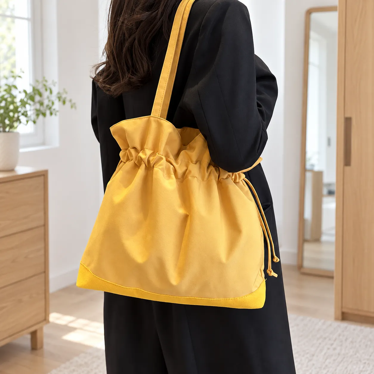 Nora Oxford Bucket - lead view; other styling excluded
